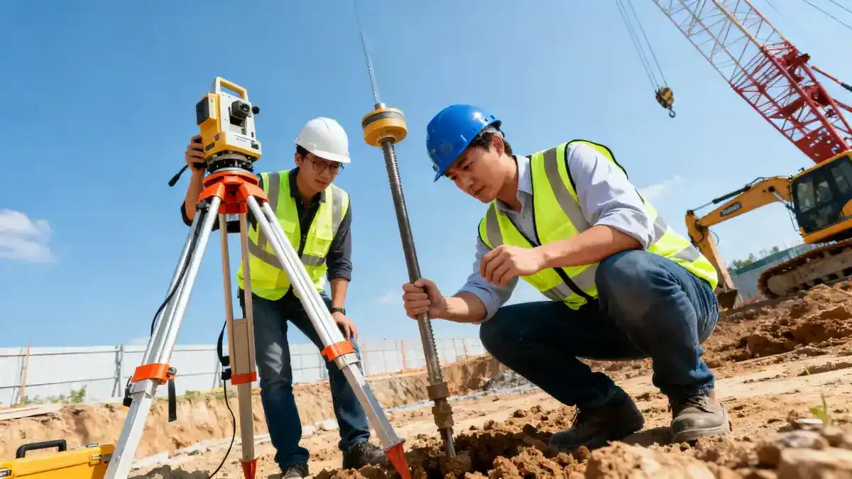 Travaux géotechniques à Canada